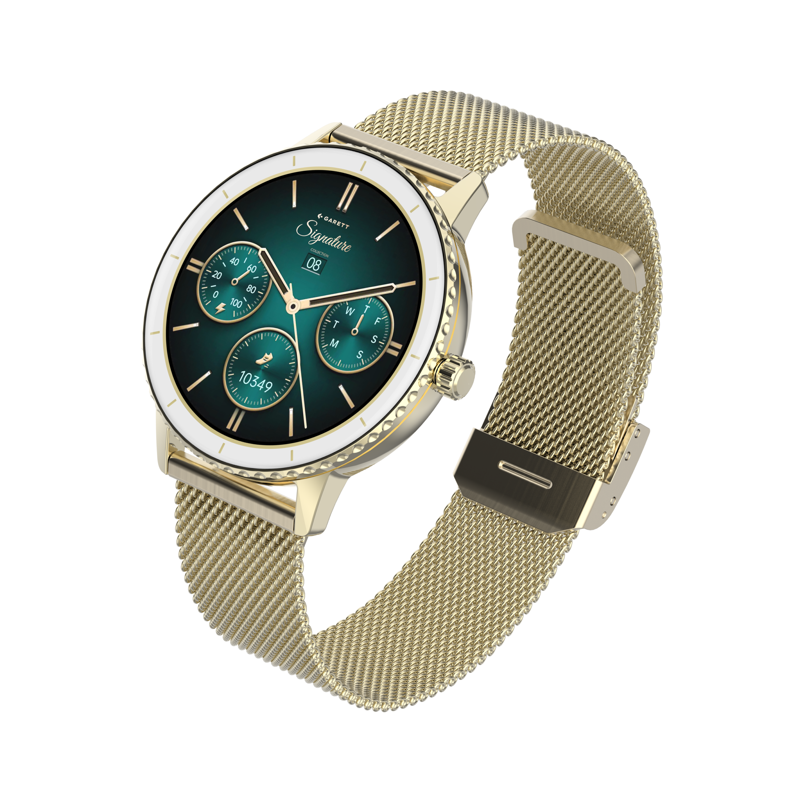 Garett Grace smartwatch oro mesh AMOLED donna