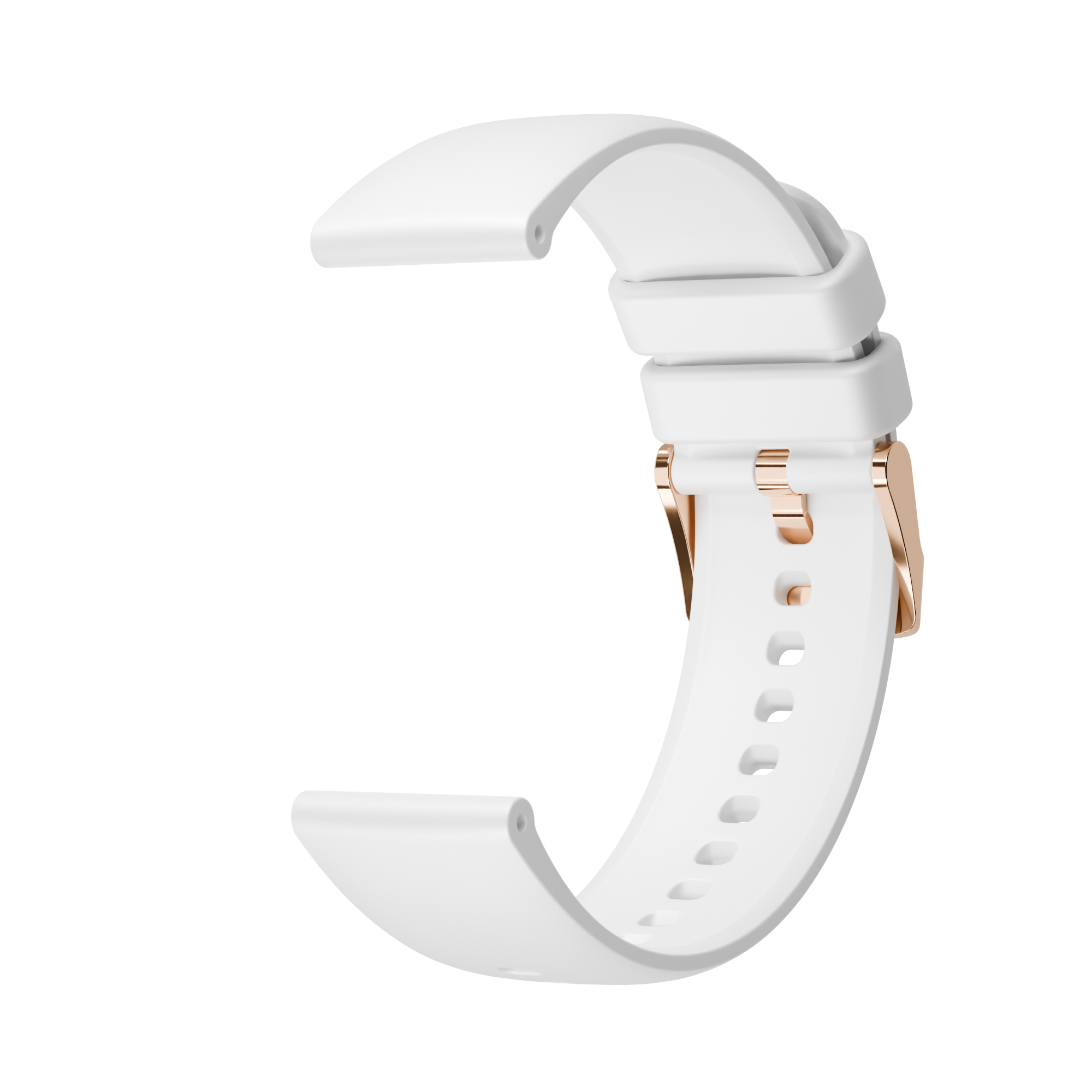 Maoo Cinturino Smartwatch in Silicone Bianco Oro