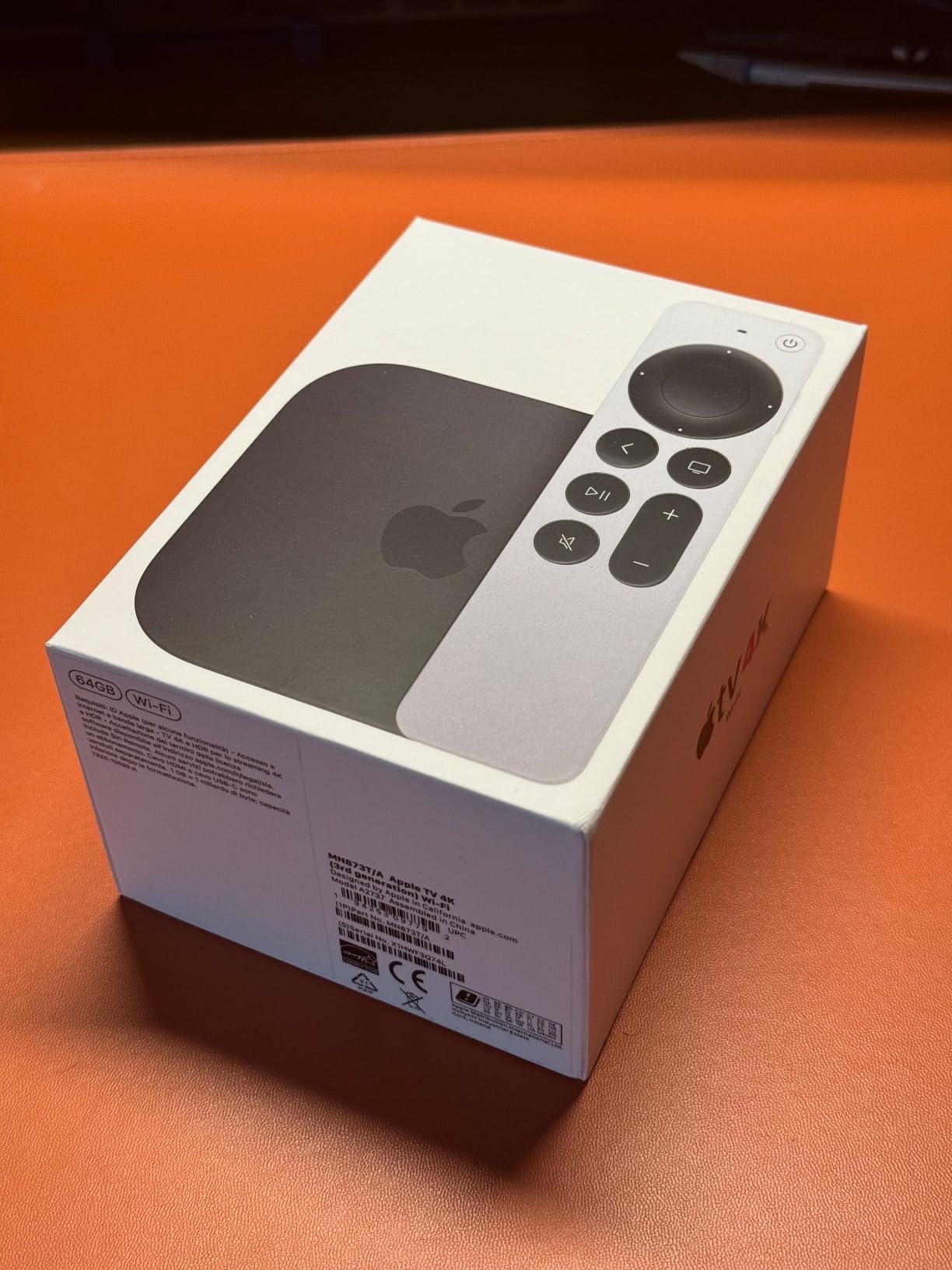 Apple TV 4K Wi-Fi 64GB box TV 3a generazione Dolby