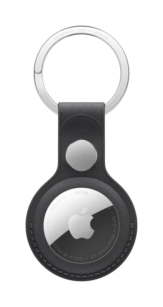 Apple AirTag portachiavi FineWoven tessuto nero