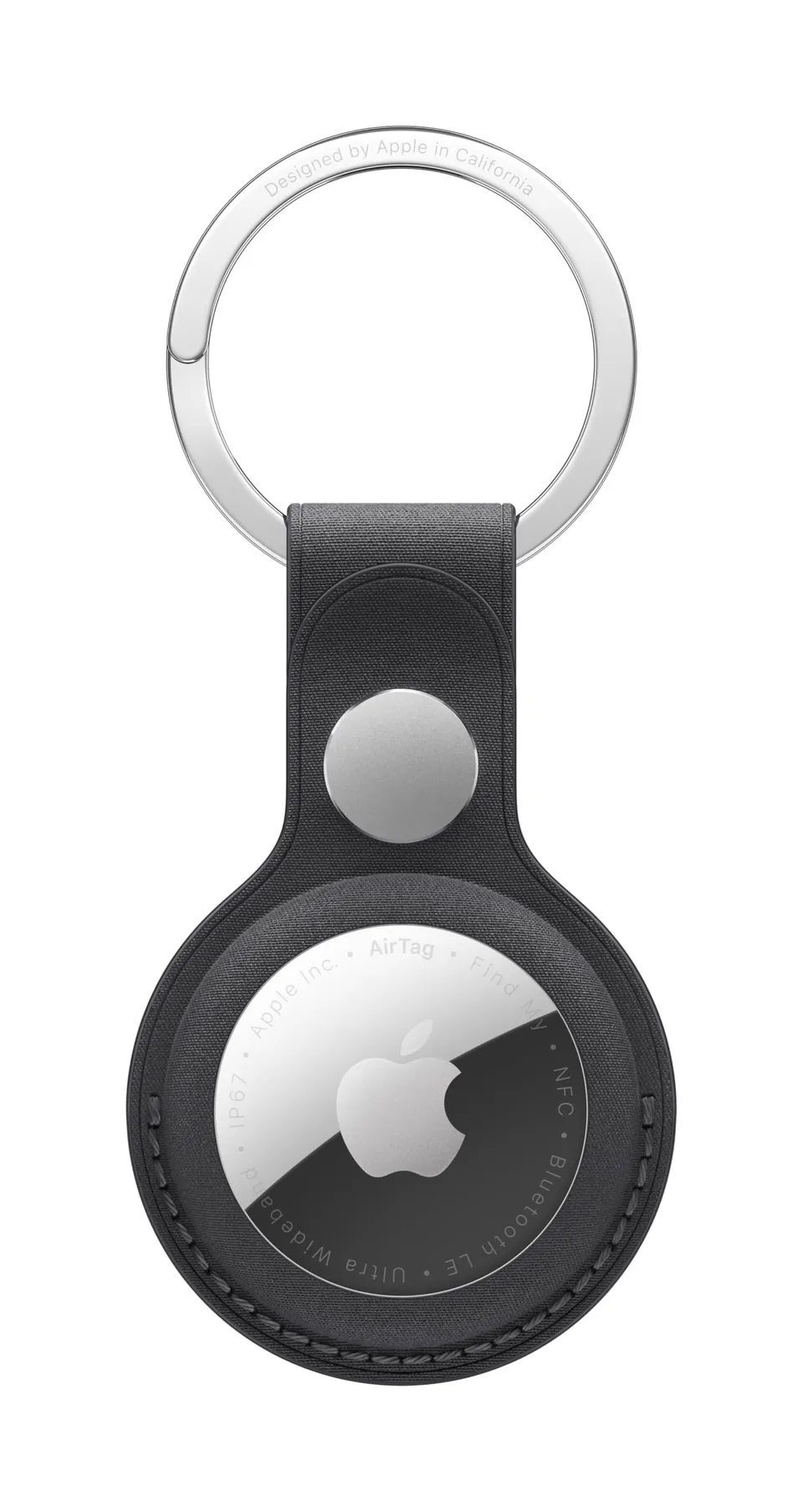 Apple AirTag portachiavi FineWoven tessuto nero