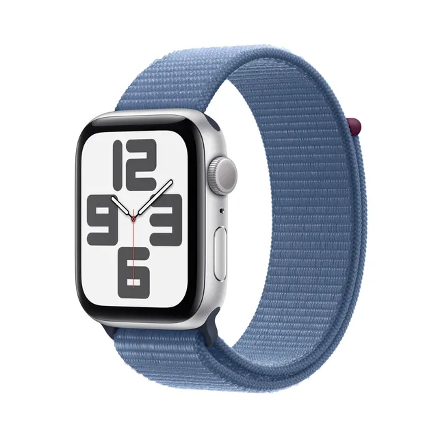 Apple Watch SE 2 Gen 2023 GPS 44 mm Smartwatch Argento Blu Inverno