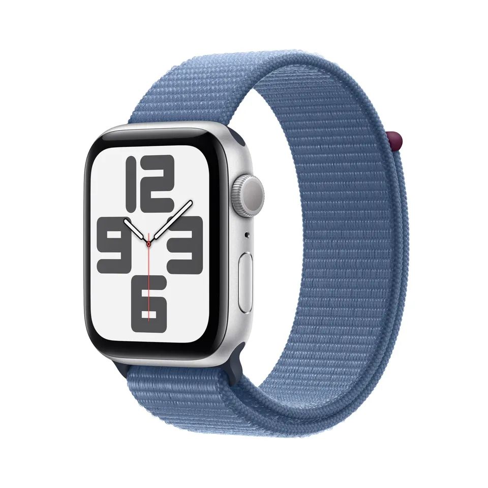 Apple Watch SE 2 Gen 2023 GPS 44 mm Smartwatch Argento Blu Inverno