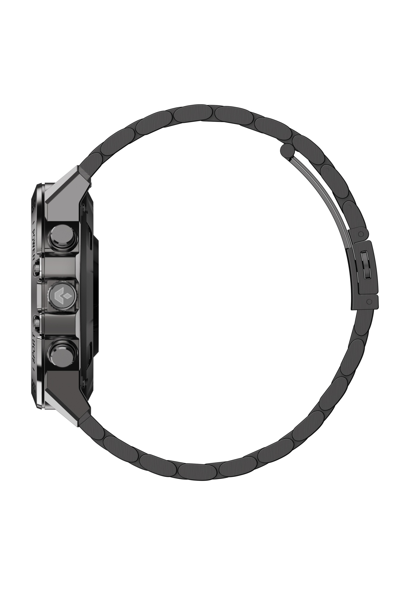Garett V14 smartwatch nero acciaio AMOLED 8 giorni