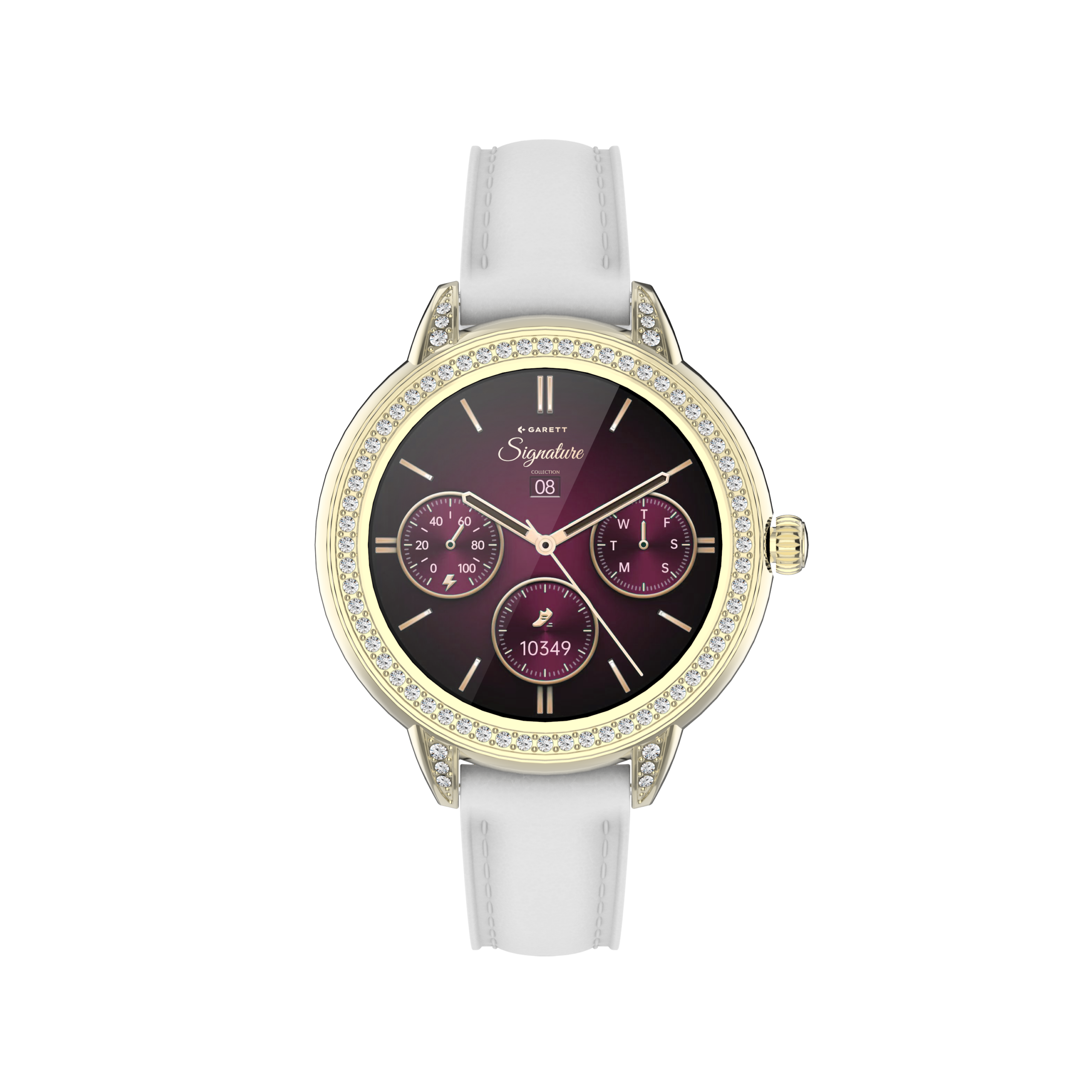 Garett Stella smartwatch oro acciaio AMOLED