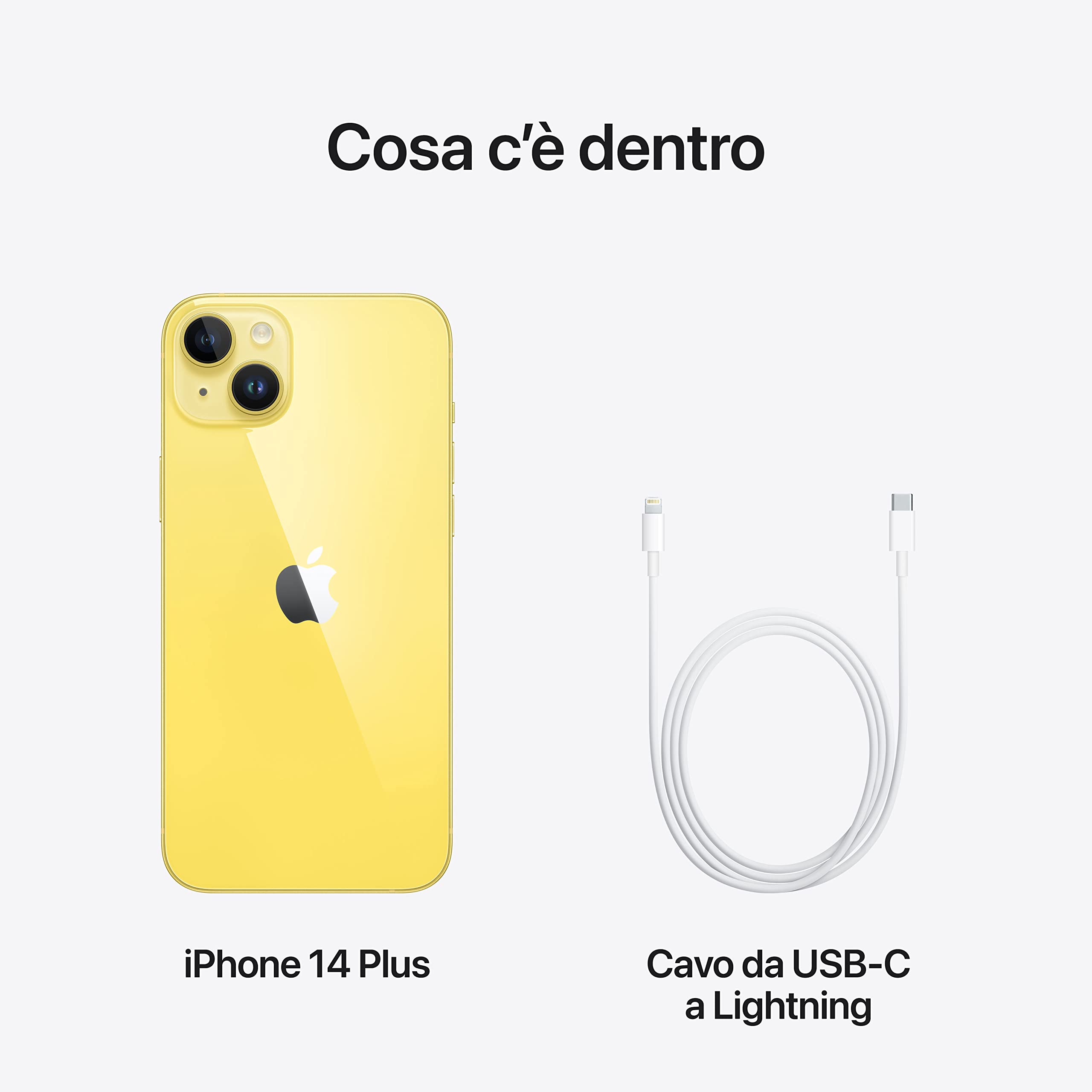 Apple iPhone 14 Plus 256 GB smartphone giallo 5G