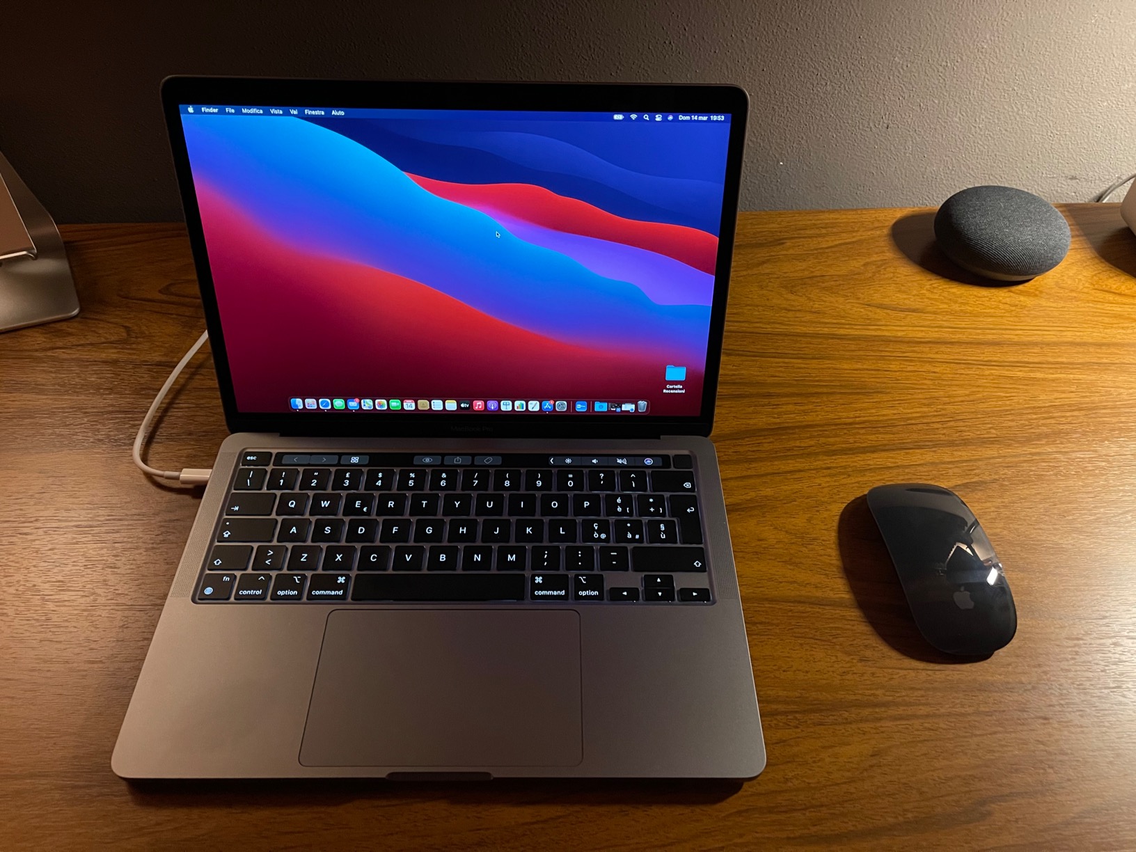 Apple MacBook Pro 13 M1 2020 notebook 8GB 256GB grigio siderale