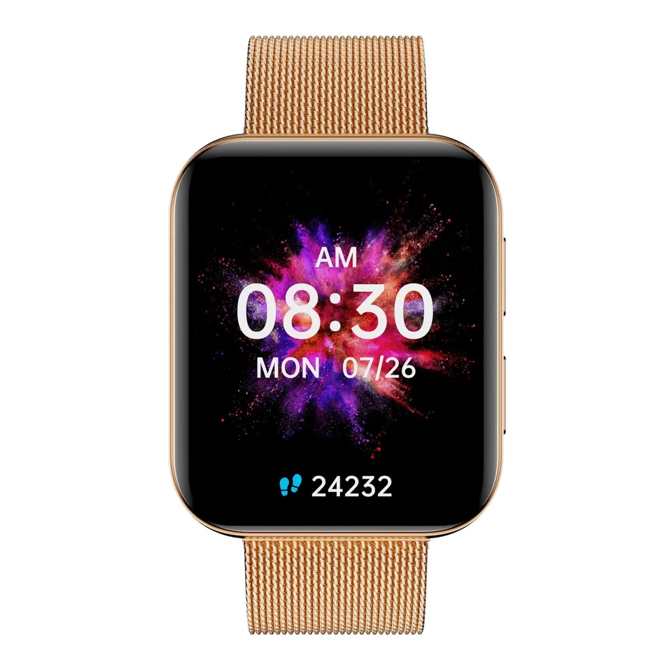 Garett GRC MAXX smartwatch oro acciaio AMOLED