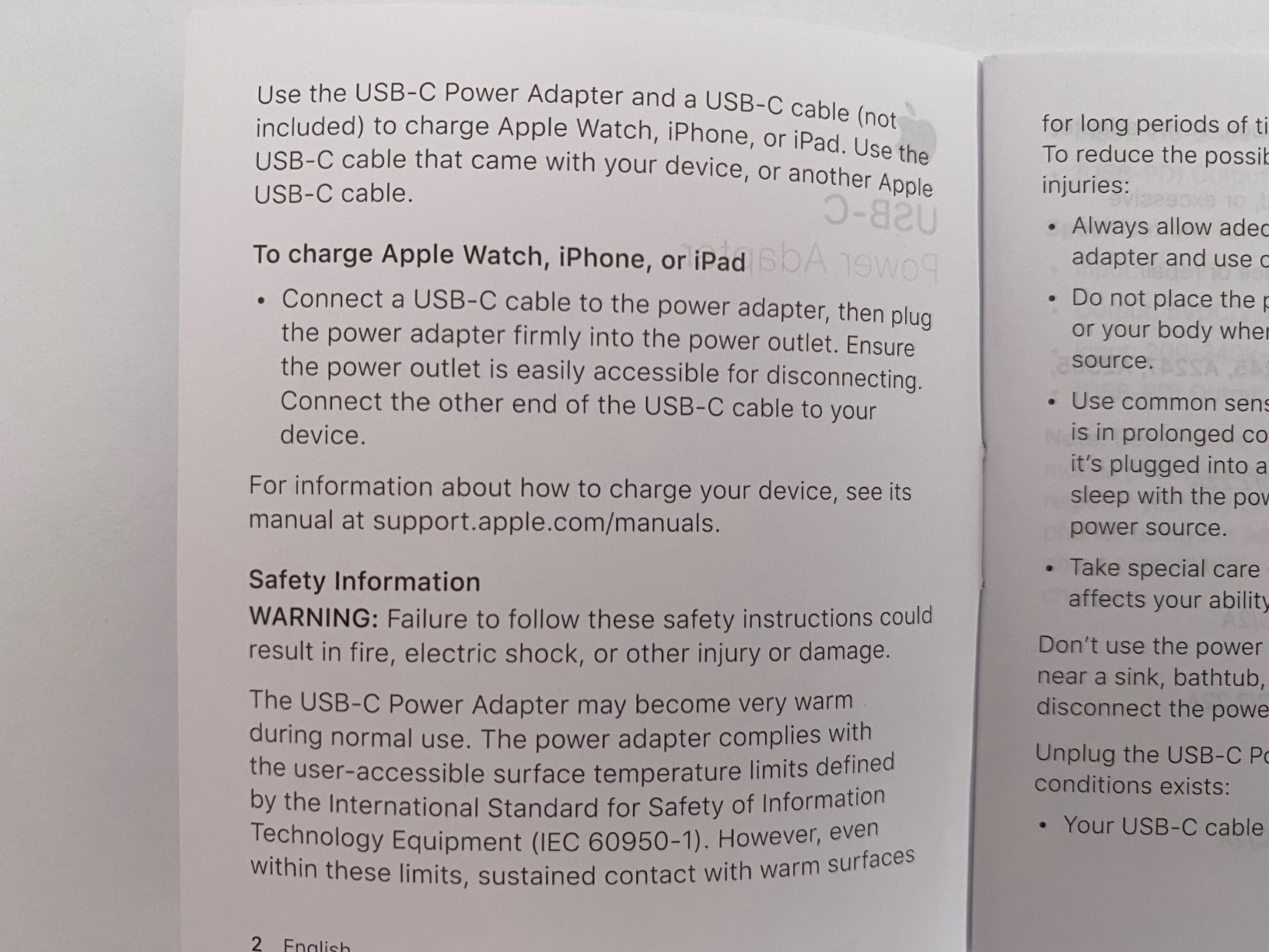 Apple alimentatore USB-C 20W caricabatterie ricarica veloce