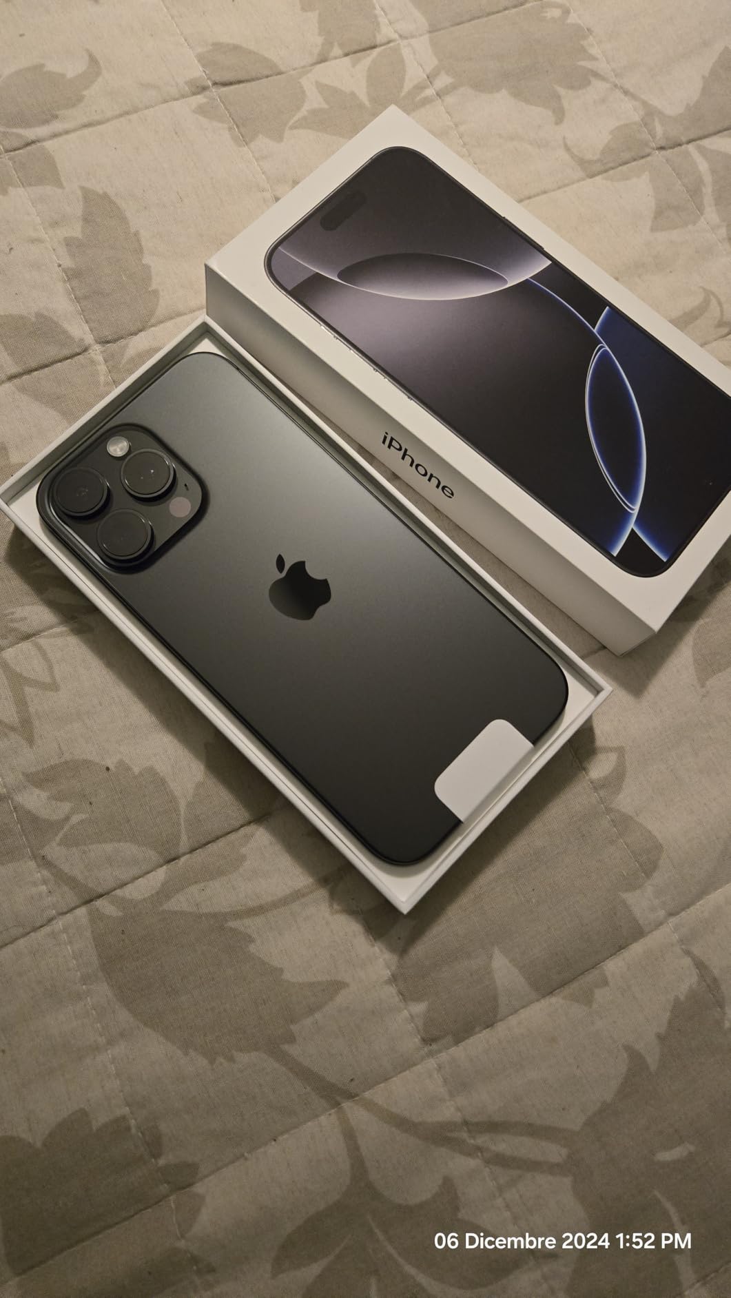 Apple iPhone 16 Pro Max smartphone 256 GB titanio naturale 5G