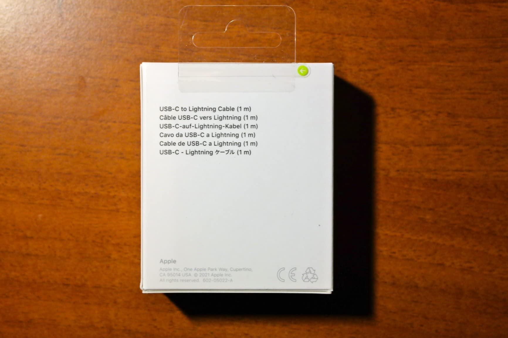 Apple Cavo USB-C Lightning 1 m cavo ricarica rapida