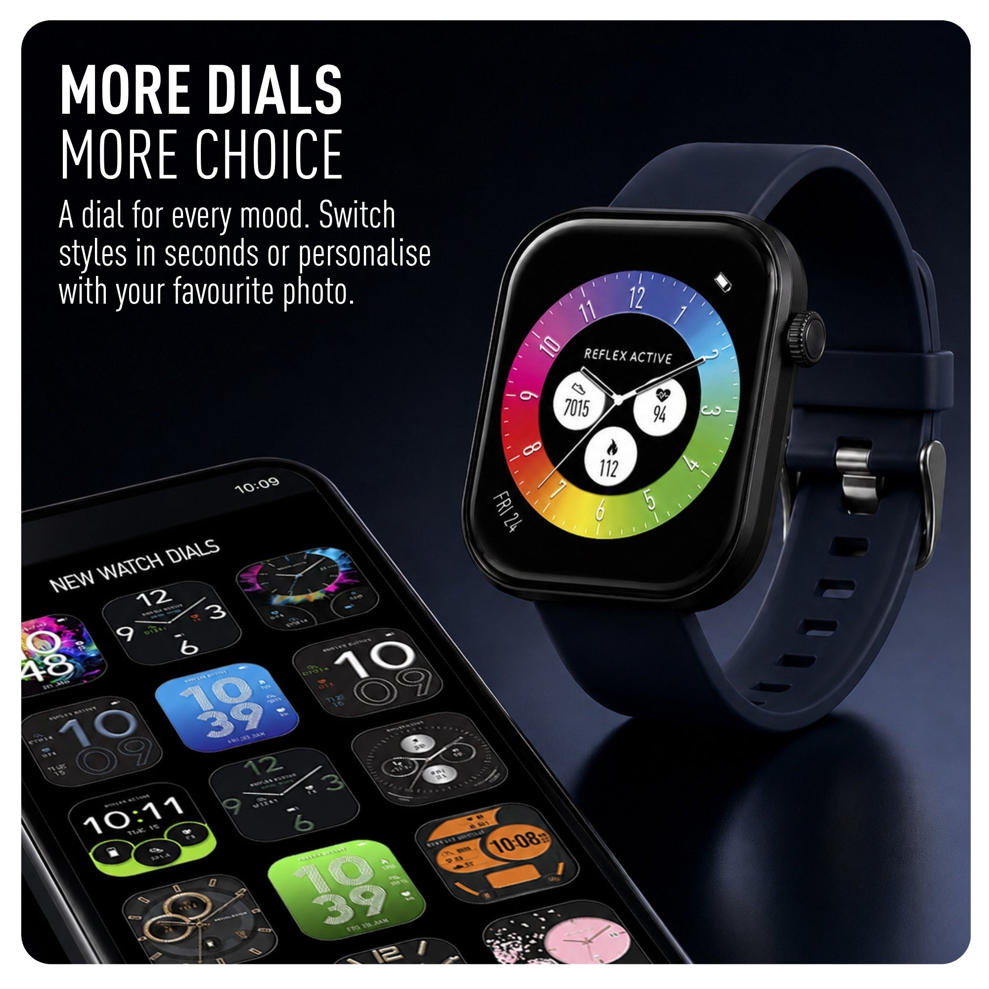Reflex Active Spectra 300S smartwatch AMOLED navy
