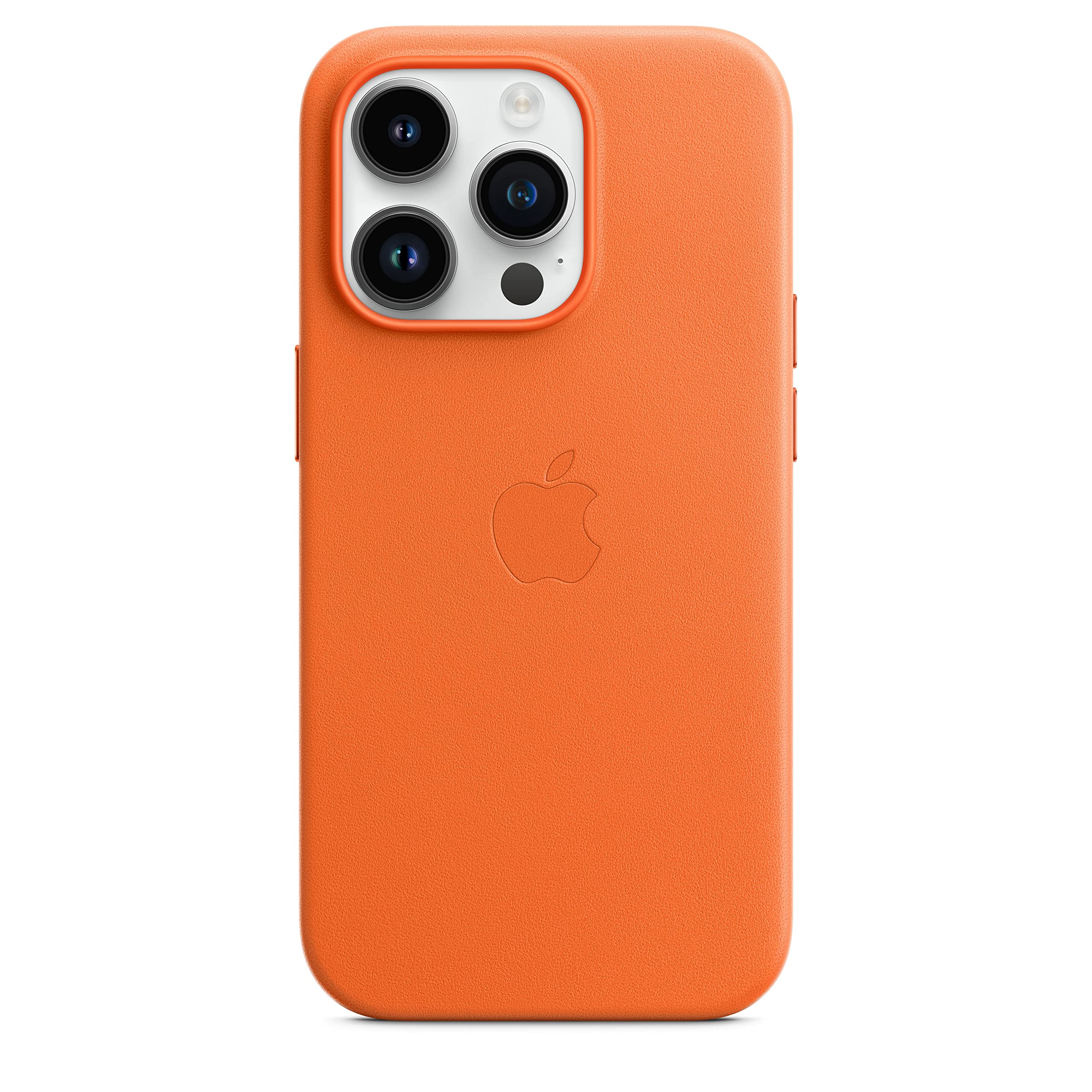 Apple iPhone 14 Pro custodia in pelle MagSafe arancione