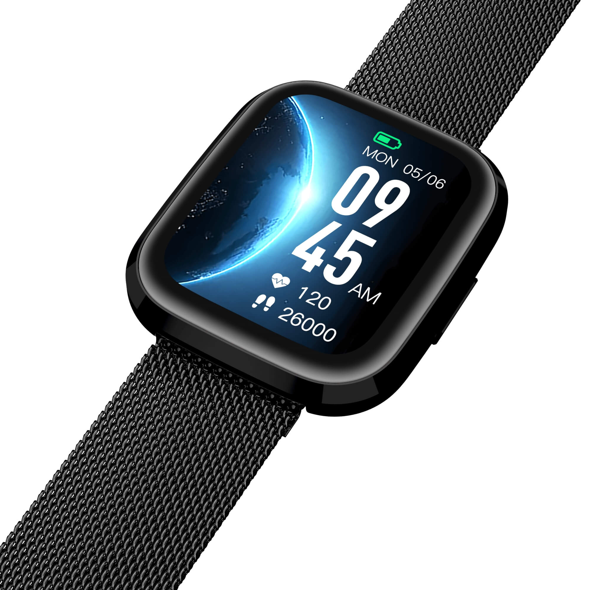 Garett GRC Style smartwatch nero acciaio chiamate Bluetooth