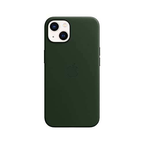 Apple iPhone 13 custodia in pelle Verde Sequoia MagSafe