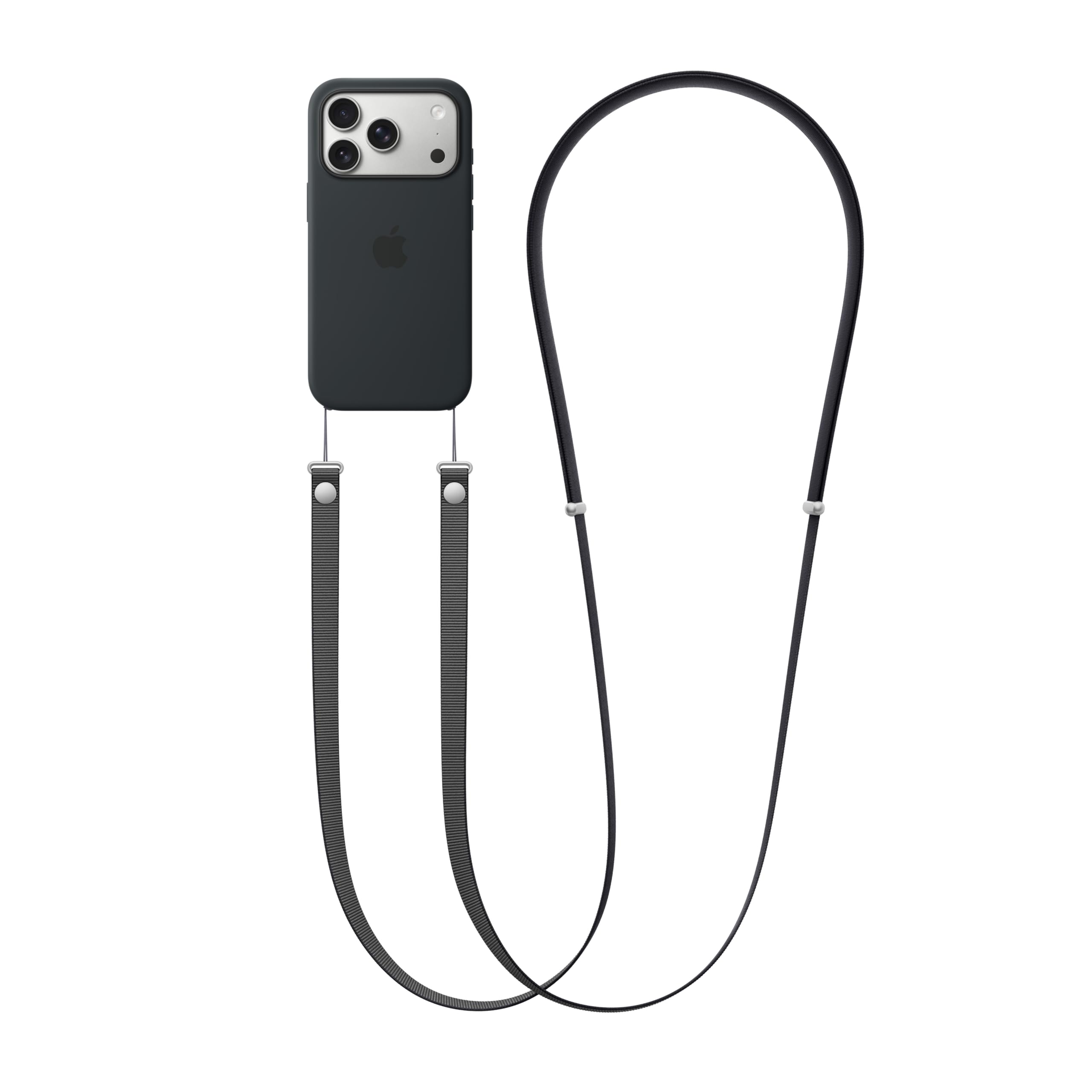 Apple Tracolla nera per custodia iPhone 208 cm
