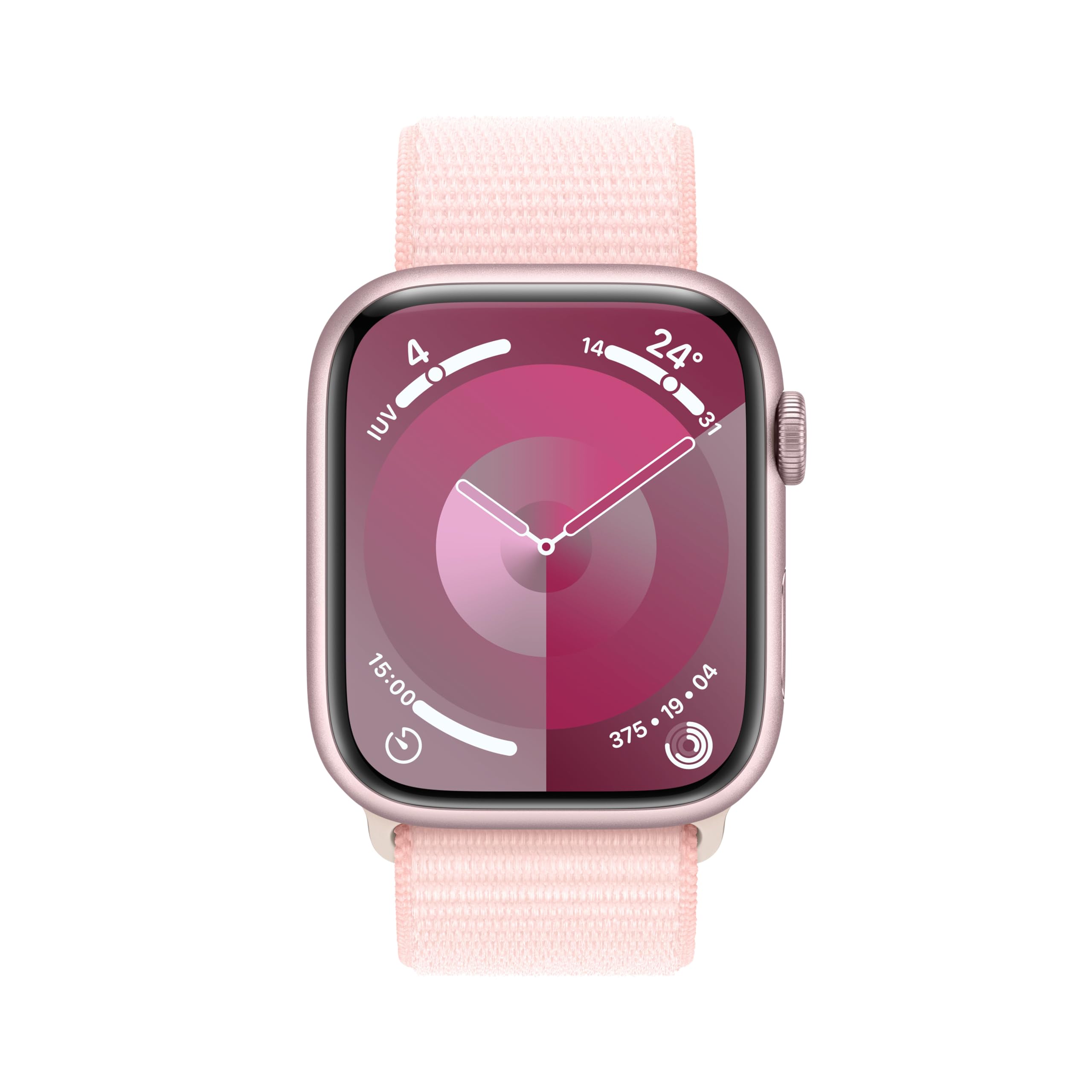 Apple Watch Series 9 GPS Cellular 45mm smartwatch rosa
