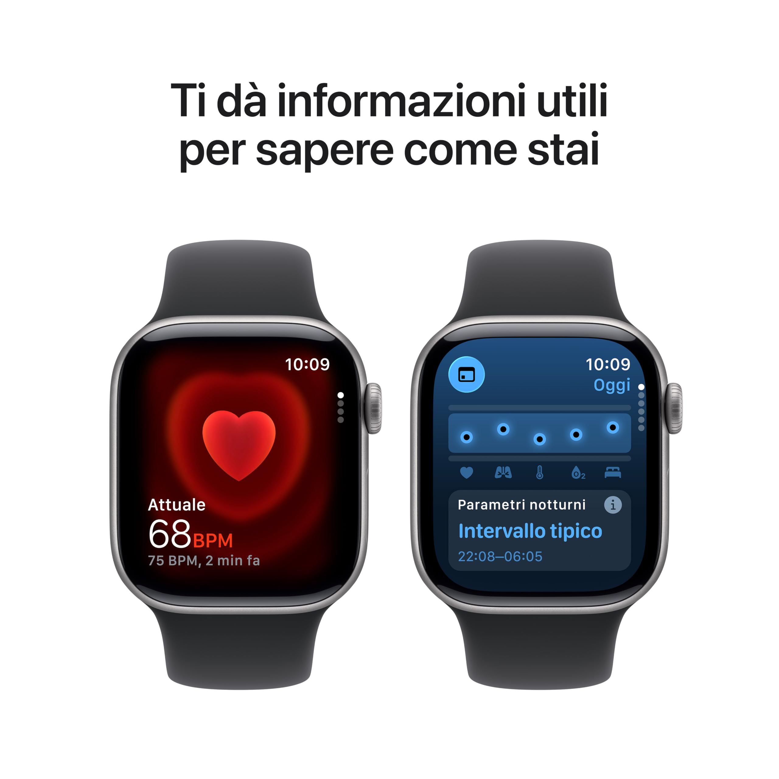 Apple Watch Series 11 smartwatch 42 mm grigio siderale GPS