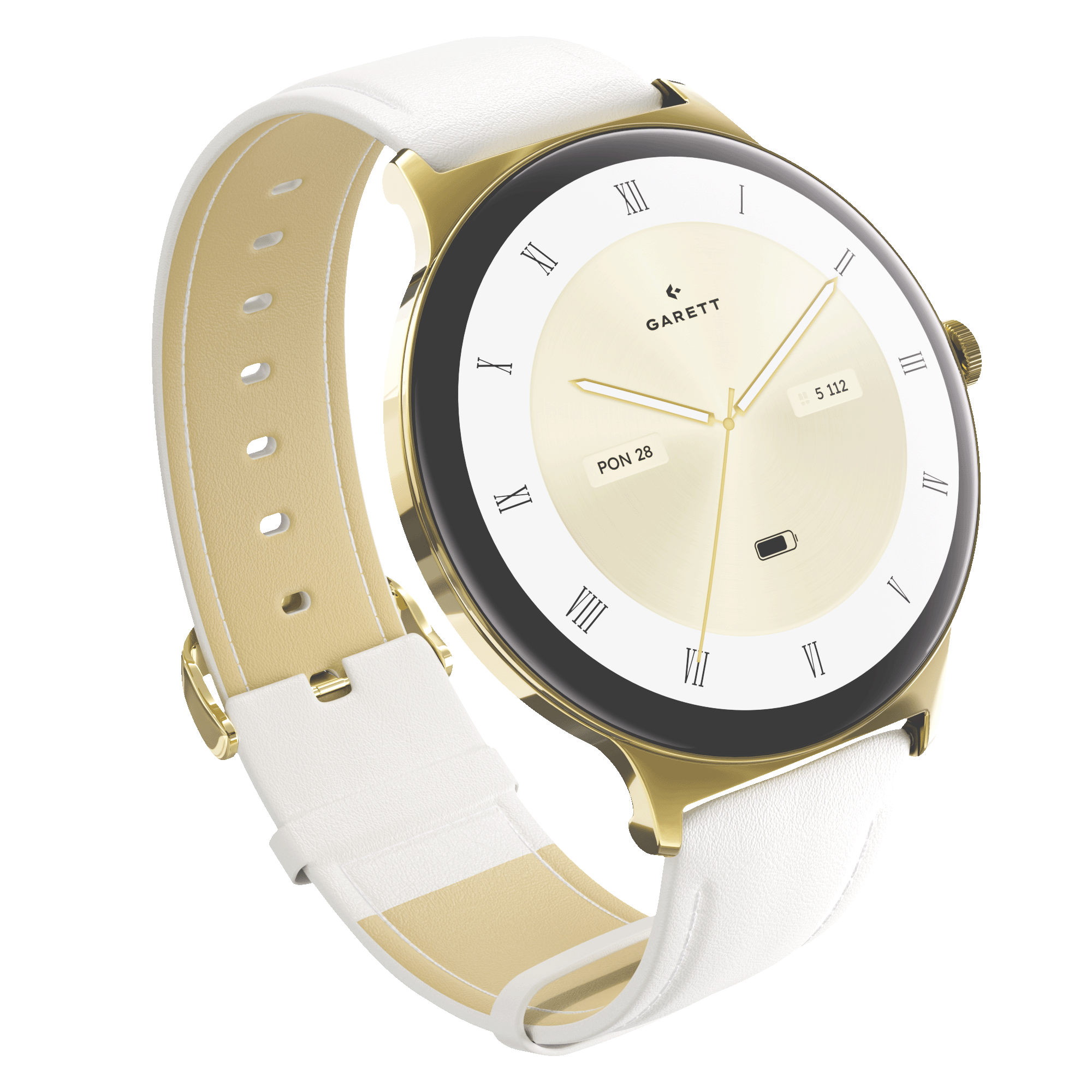 Garett Verona 2 Glow smartwatch oro acciaio AMOLED