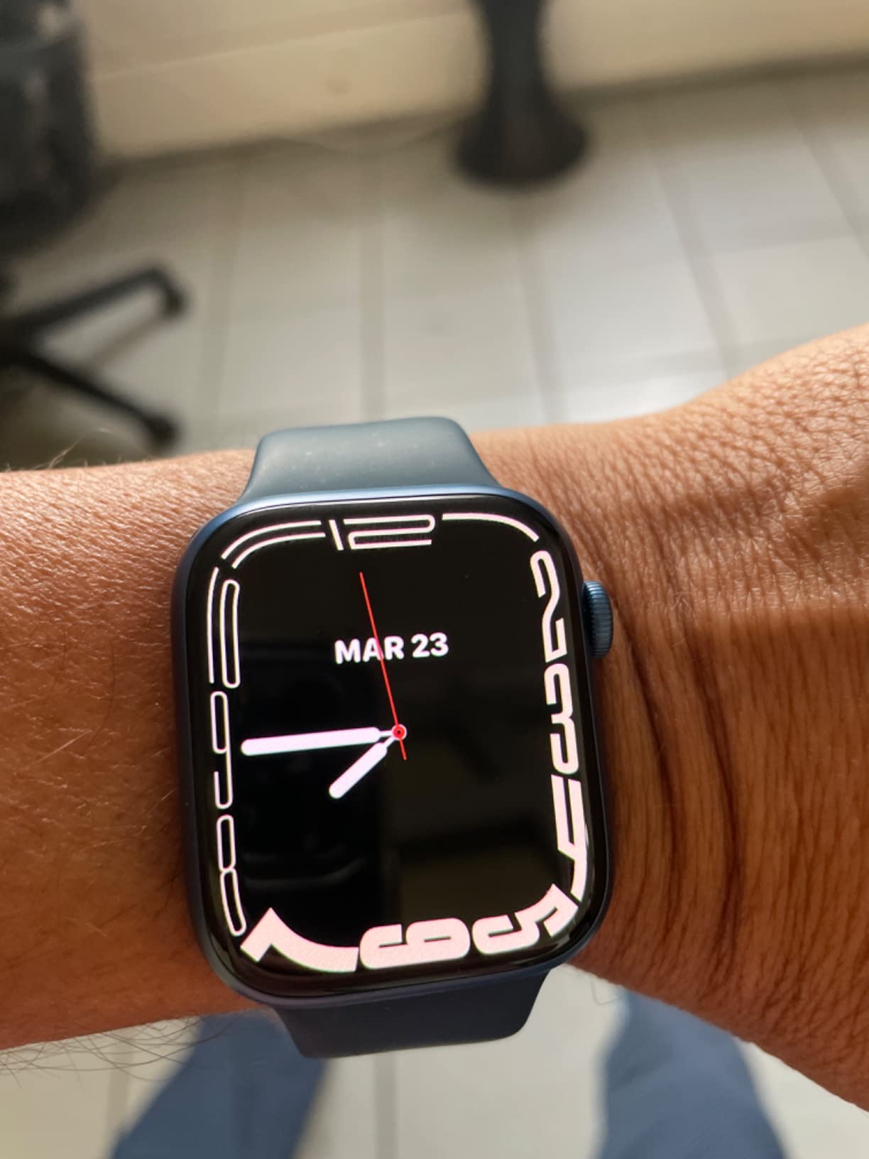 Apple Watch Series 7 smartwatch 45mm GPS+Cellular blu alluminio