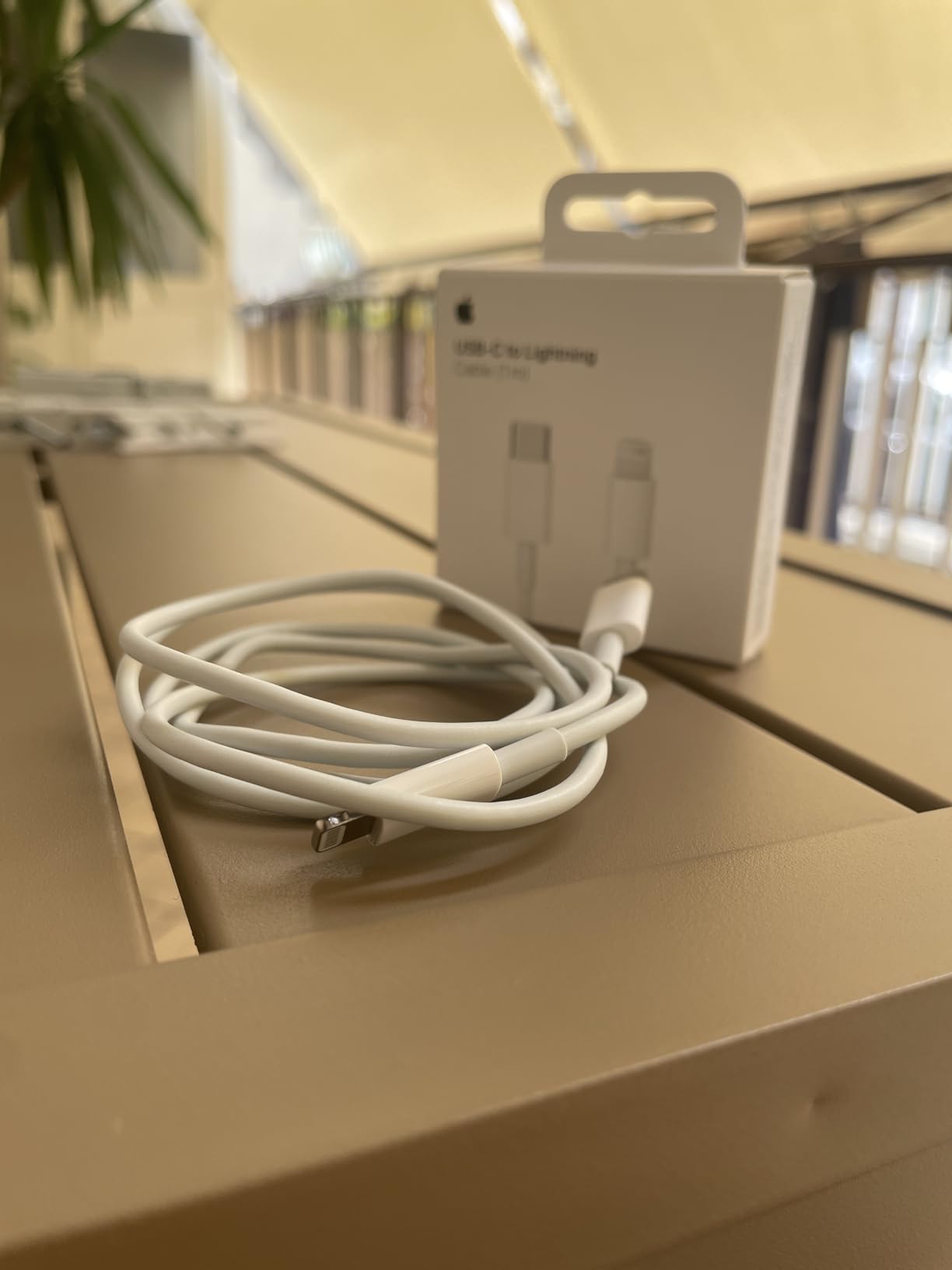 Apple cavo ricarica USB-C Lightning 1 m bianco