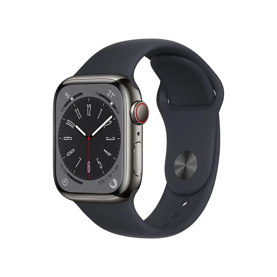 Apple Watch Series 8 GPS + Cellular 41mm smartwatch acciaio grafite