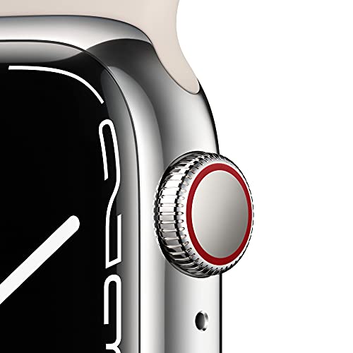 Apple Watch Series 7 GPS + Cellular smartwatch 41 mm argento