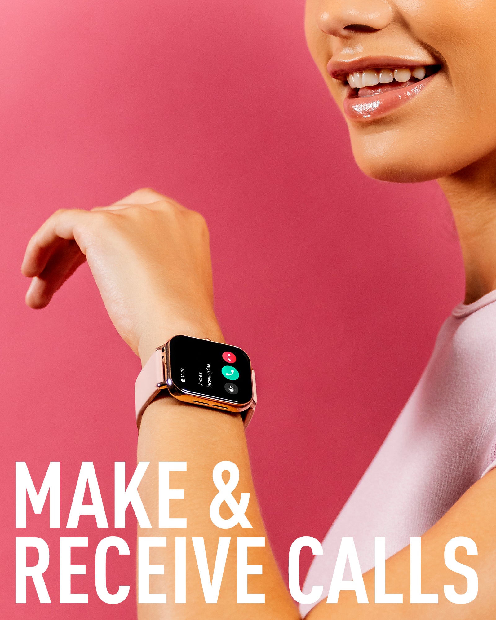 Reflex Active Nexus 100 S smartwatch rosa chiamate 7 giorni