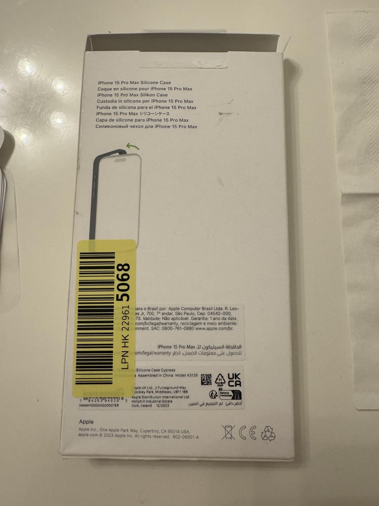 Apple iPhone 15 Pro Max custodia silicone Cipresso MagSafe