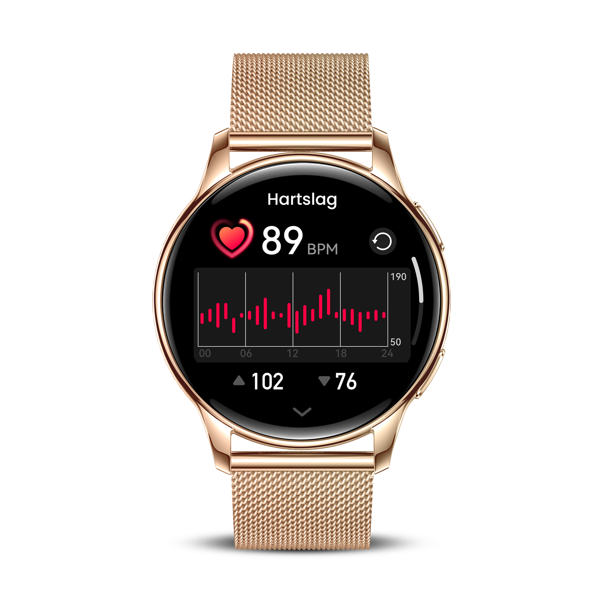 Maoo Ventura Rosé Goud smartwatch donna AMOLED