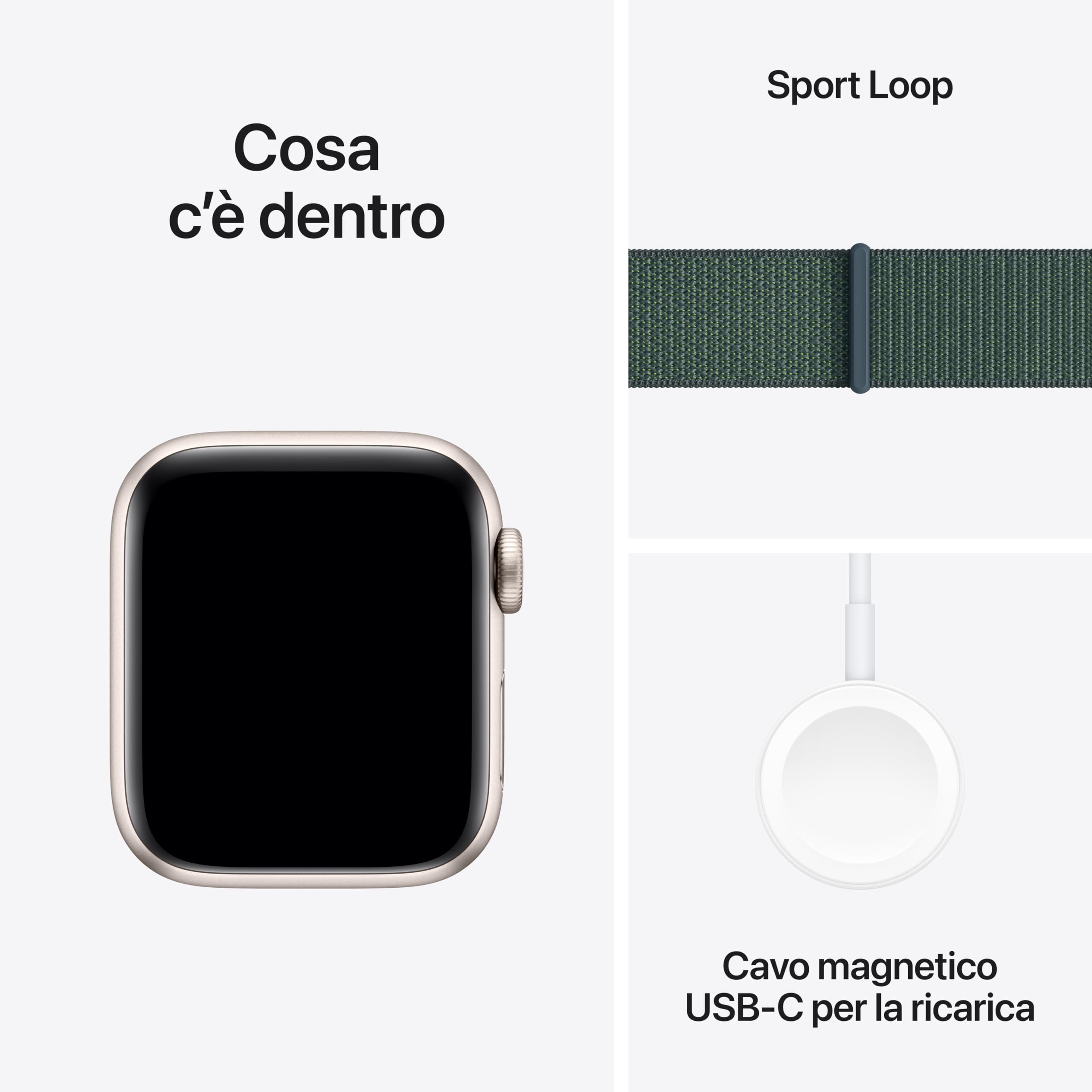 Apple Watch SE 2 gen GPS Cellular 40mm smartwatch Galassia Verde lago
