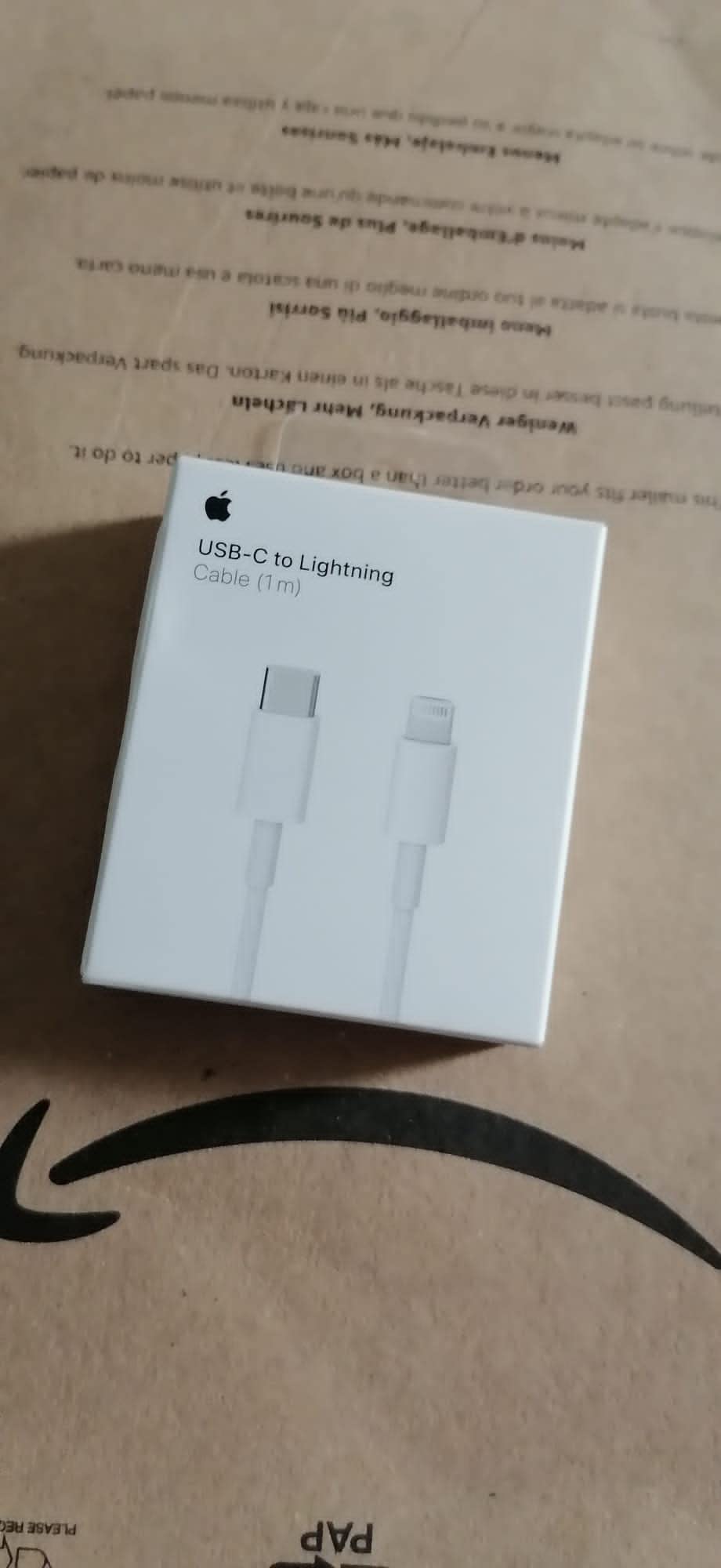 Apple Cavo USB-C Lightning 1 m cavo ricarica rapida
