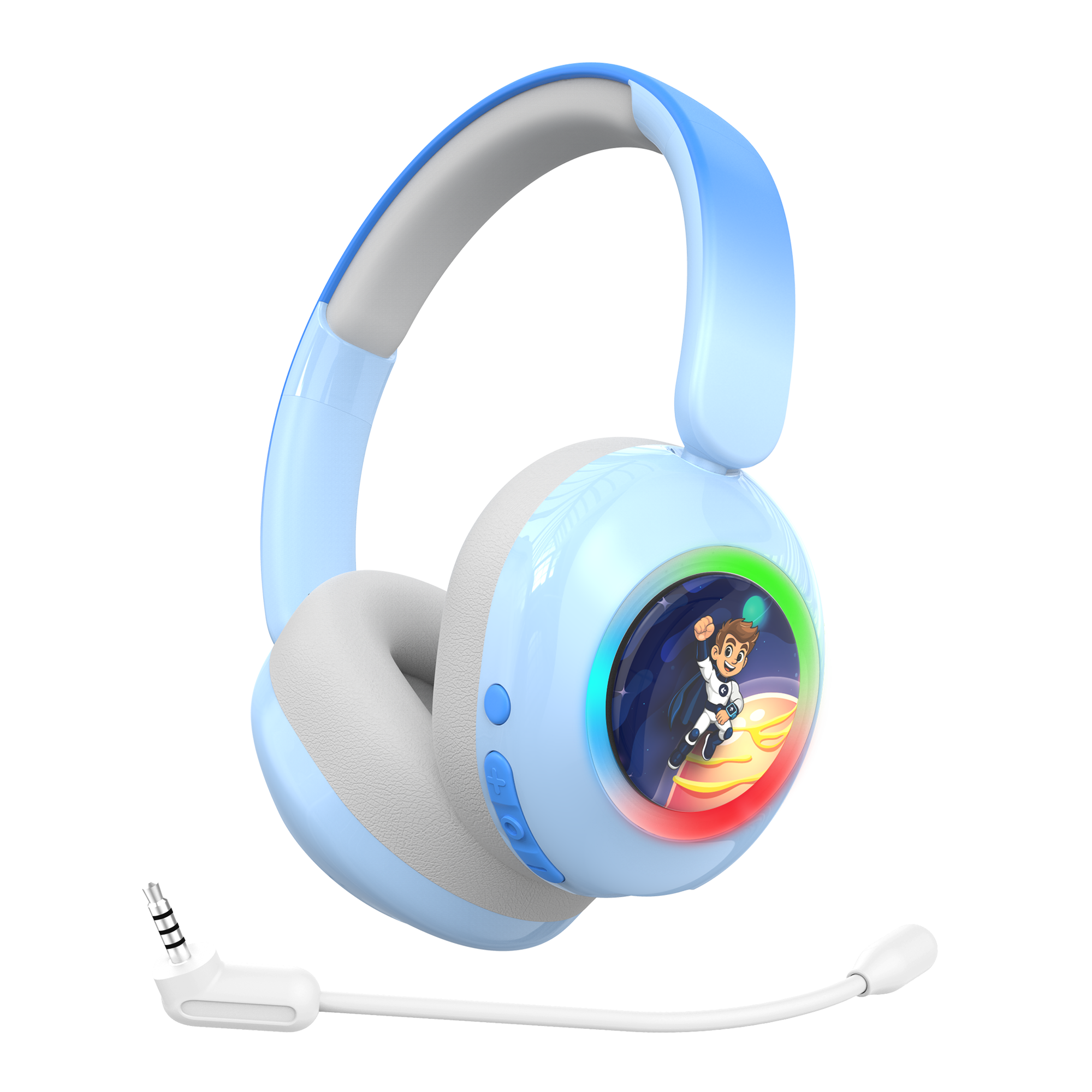 Garett Astro Wave ANC cuffie bambini blu