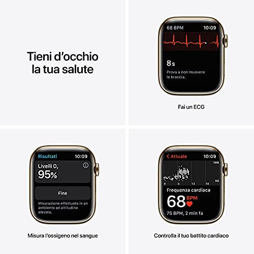 Apple Watch Series 7 GPS + Cellular smartwatch 45 mm oro