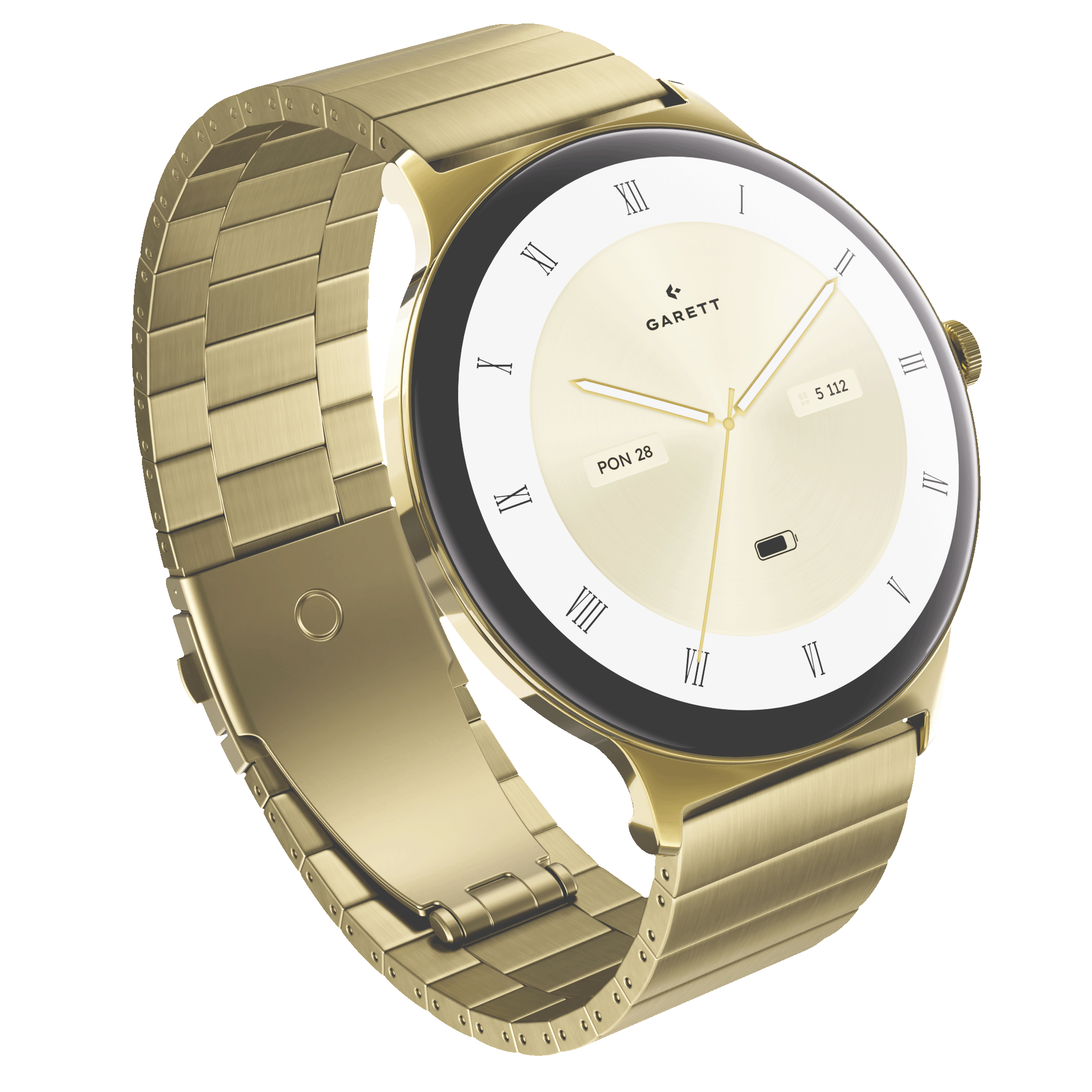Garett Verona 2 Glow smartwatch oro acciaio AMOLED