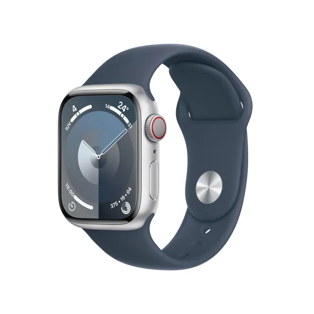 Apple Watch Series 9 GPS + Cellular 41mm smartwatch argento ECG