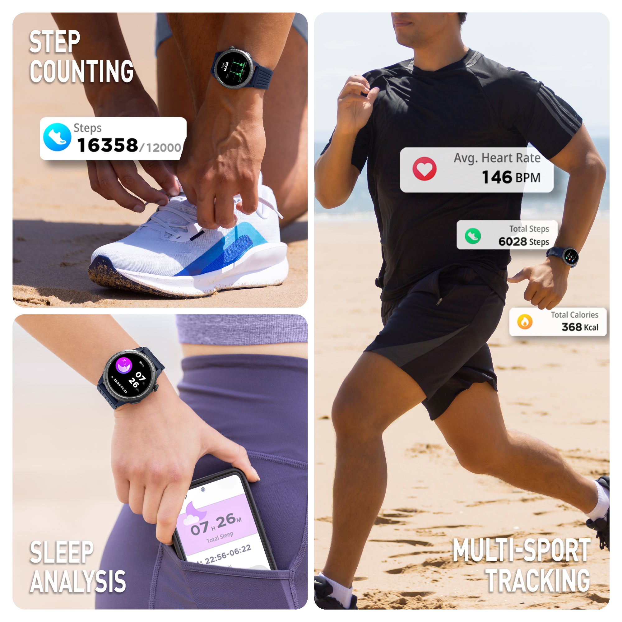 Reflex Active Sea Venture 400 R smartwatch blu GPS AMOLED