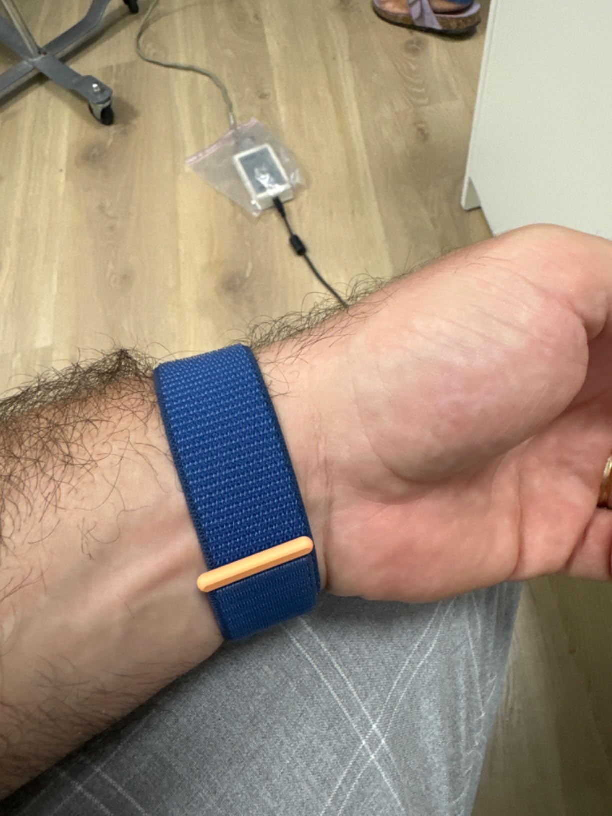 Apple Sport Loop 45 mm cinturino blu oceano nylon