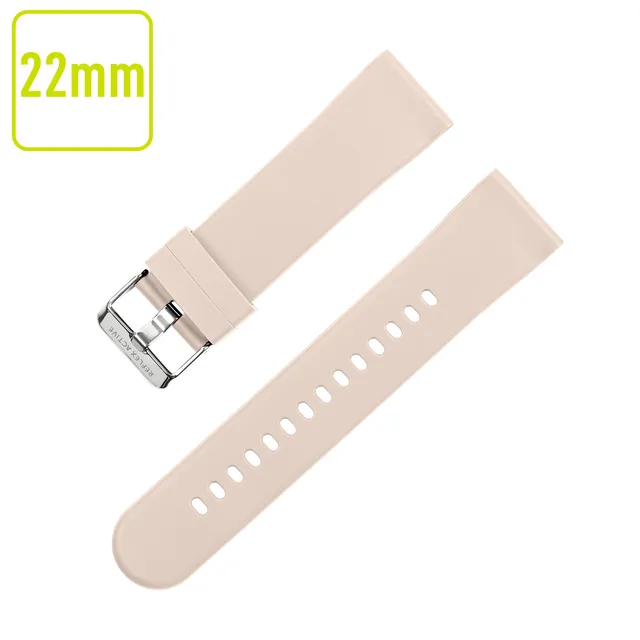 Reflex Active cinturino silicone 22mm crema fibbia argento