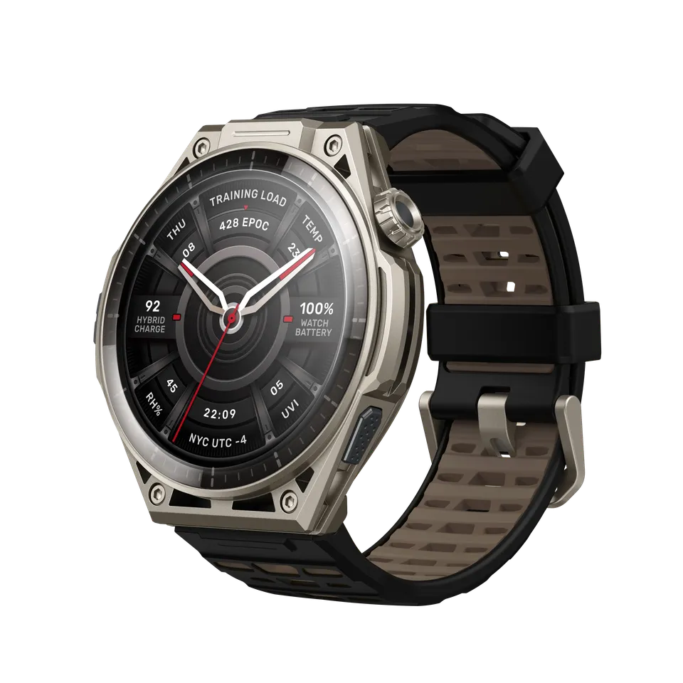 Amazfit Balance Ultra smartwatch Titanium zaffiro