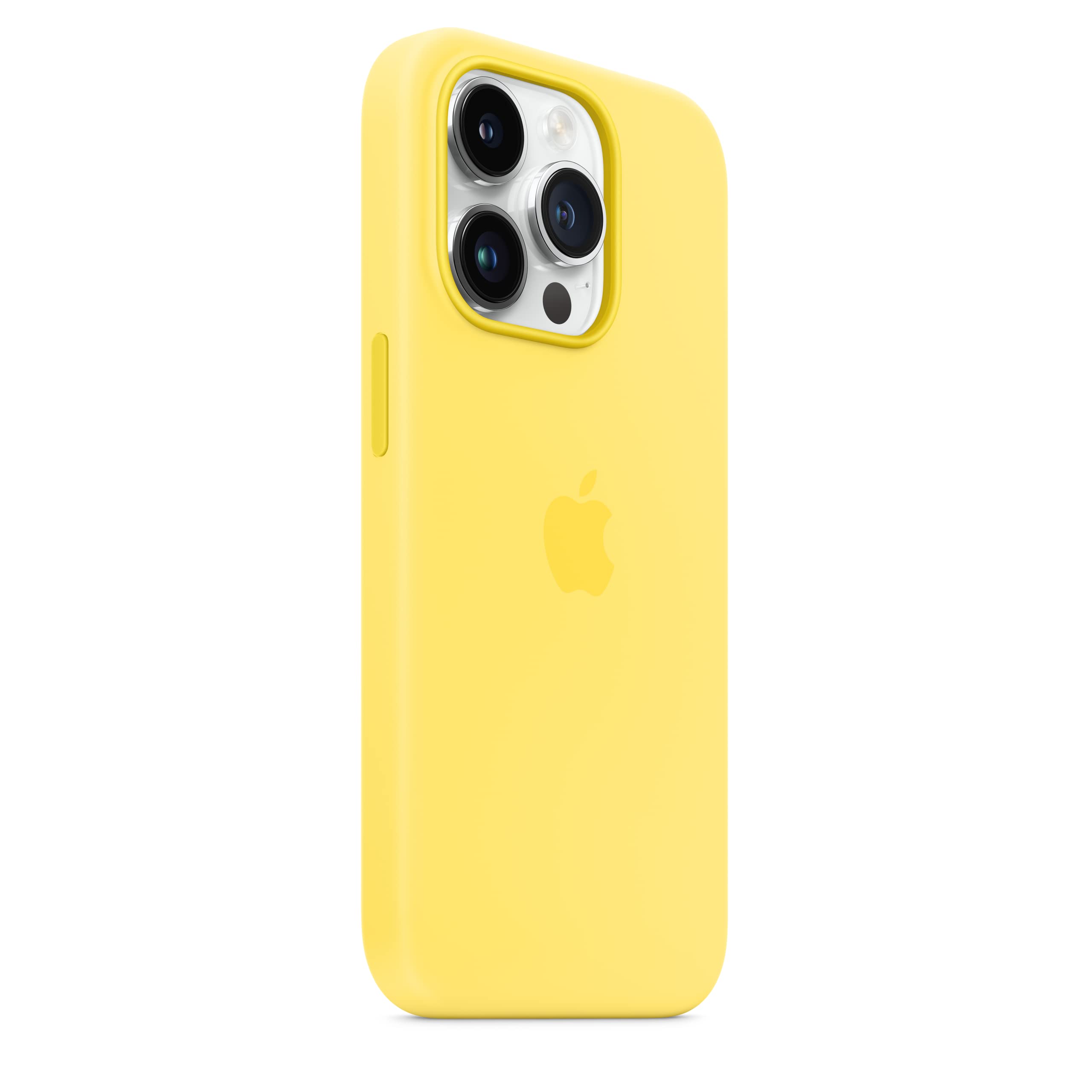 Apple iPhone 14 Pro custodia silicone giallo canarino MagSafe