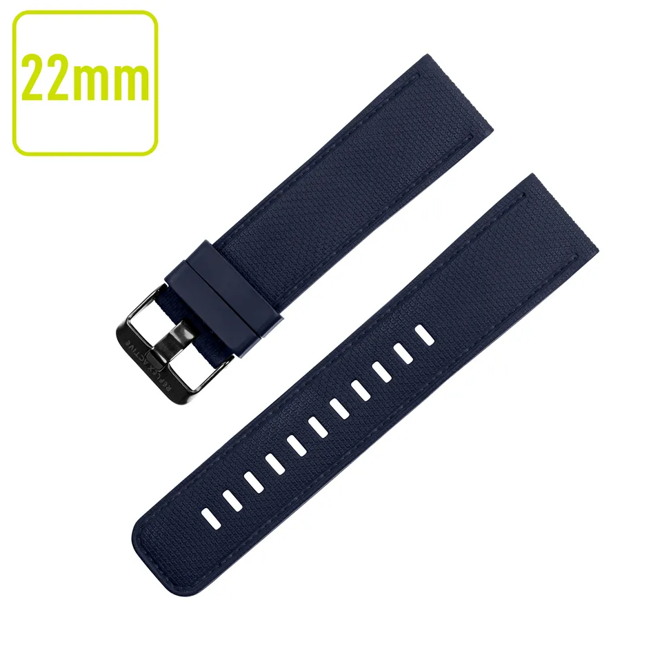Reflex Active cinturino silicone 22mm blu fibbia nera