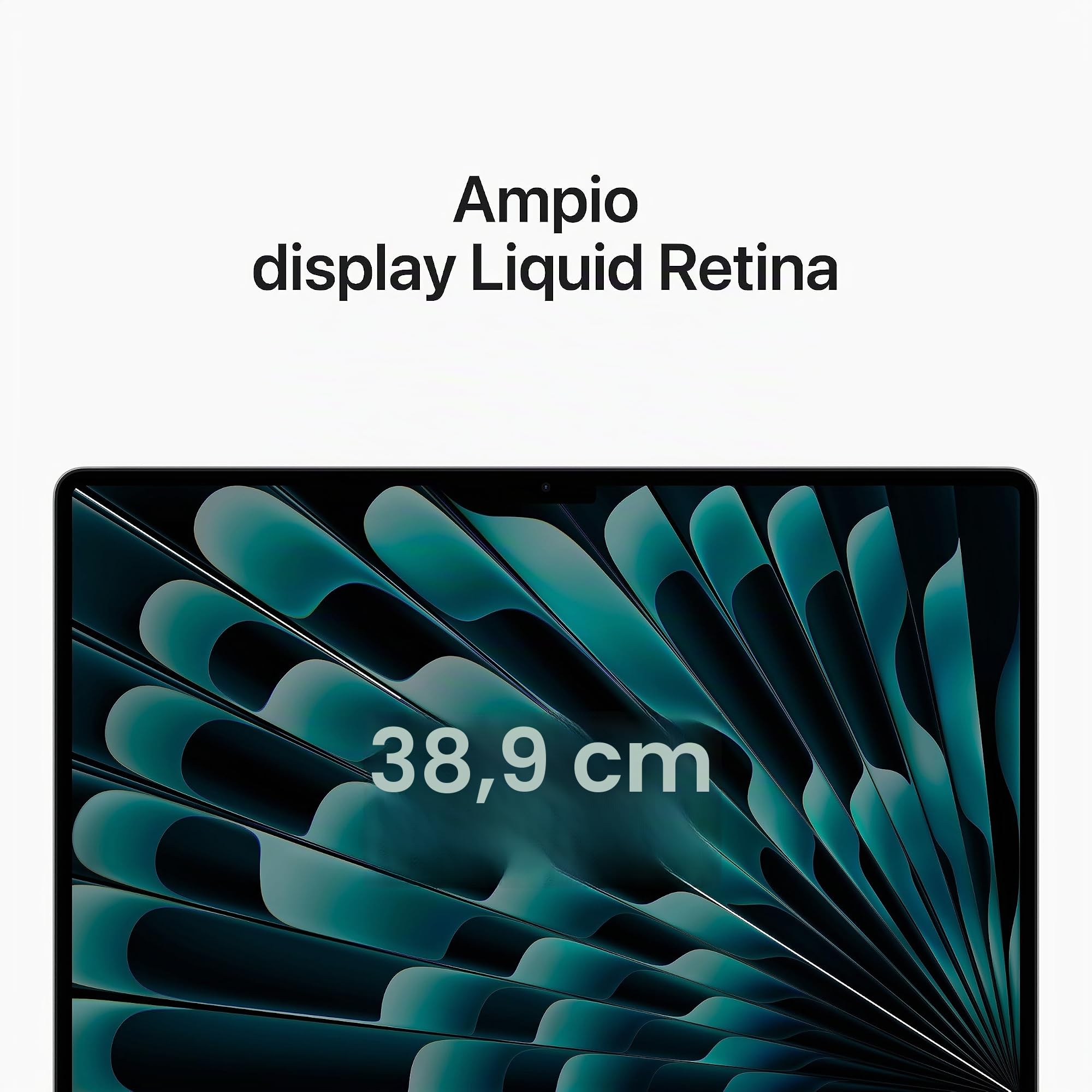 Apple MacBook Air 15,3 M2 8GB 256GB portatile Argento display Retina