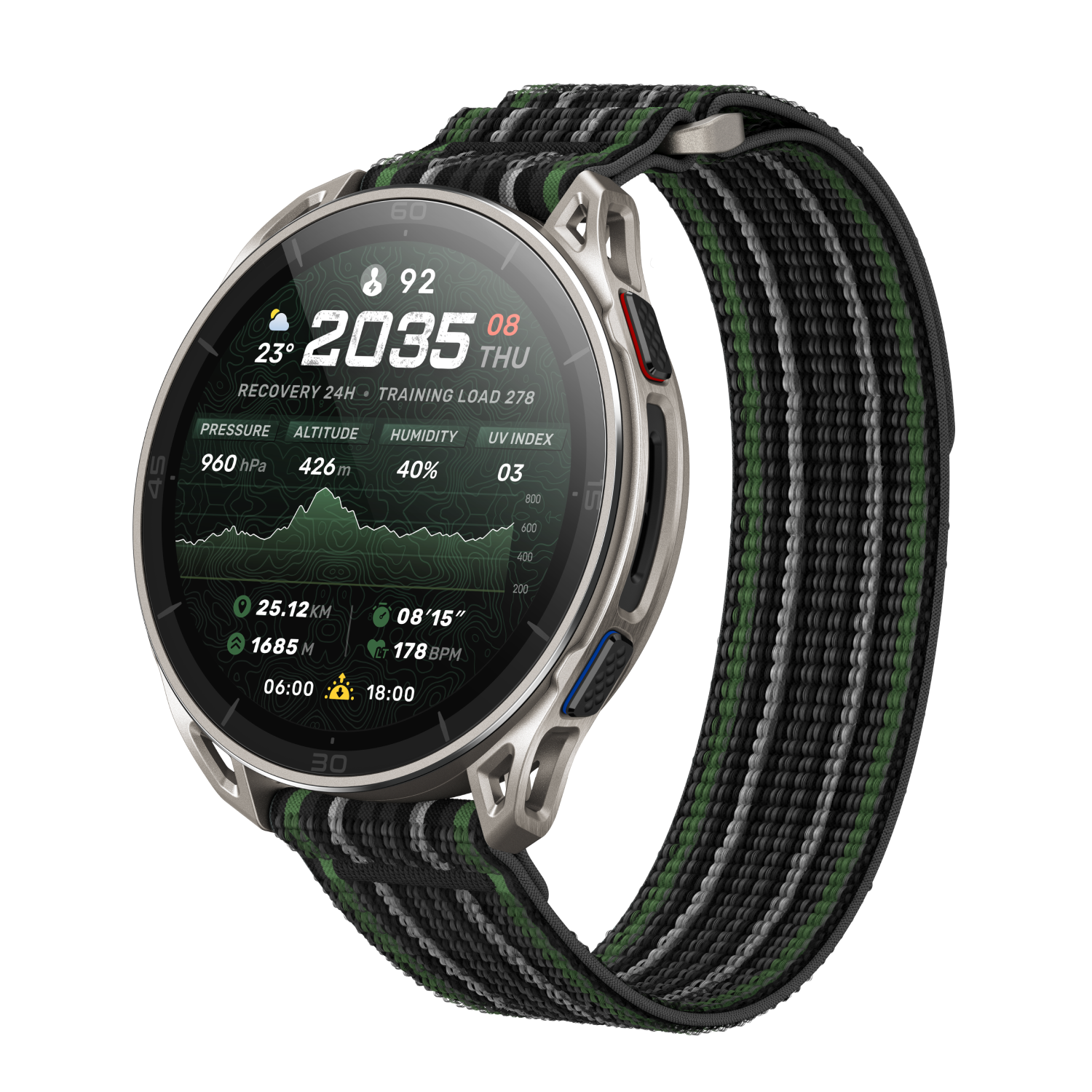 Amazfit Cheetah 2 Ultra smartwatch Titanio GPS 33 ore
