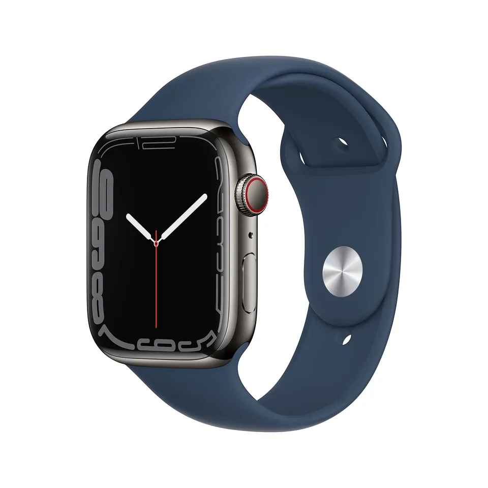 Apple Watch Series 7 smartwatch 45mm Cellular acciaio grafite