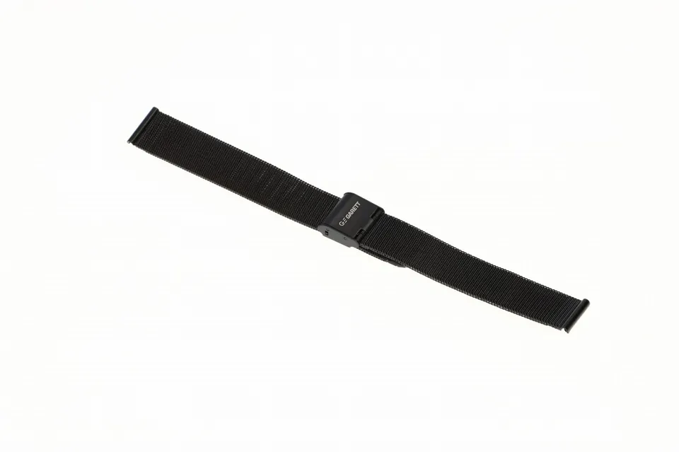 Garett Women Emma Cinturino Acciaio Nero 16 mm
