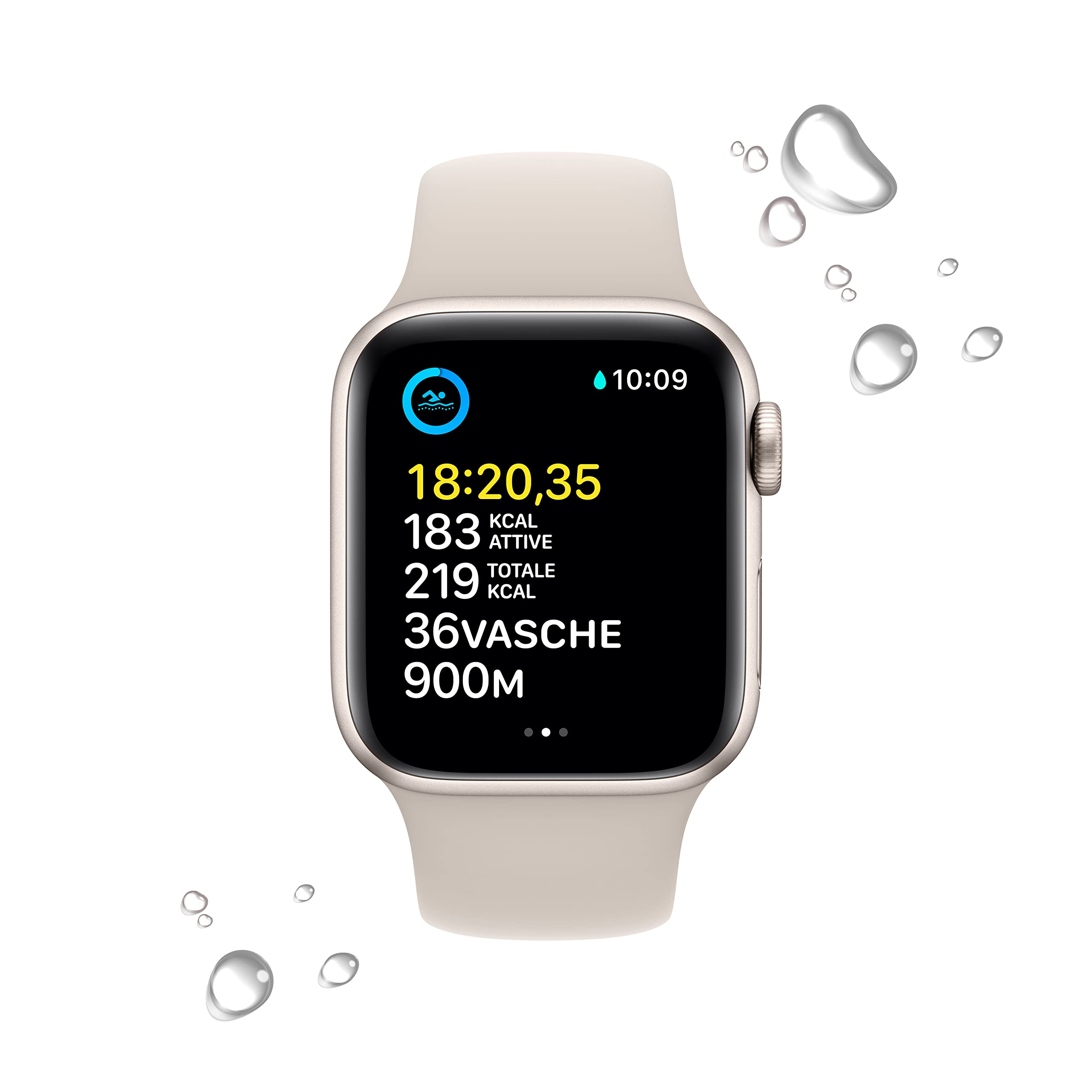 Apple Watch SE 2ª gen smartwatch GPS 40mm galassia