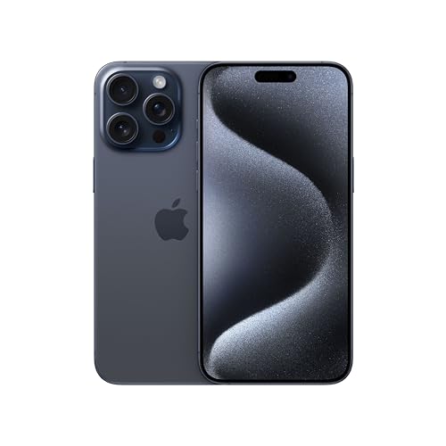 Apple iPhone 15 Pro Max smartphone 1TB titanio blu 48MP
