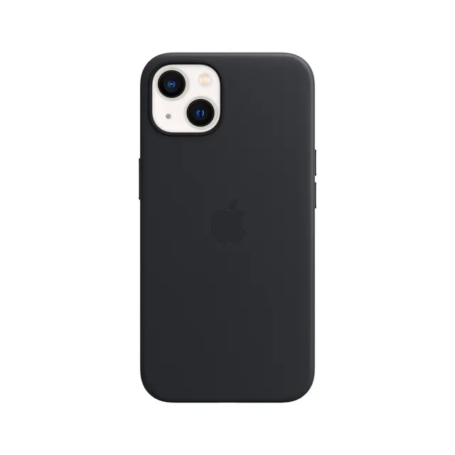 Apple Custodia pelle MagSafe cover iPhone 13 mezzanotte