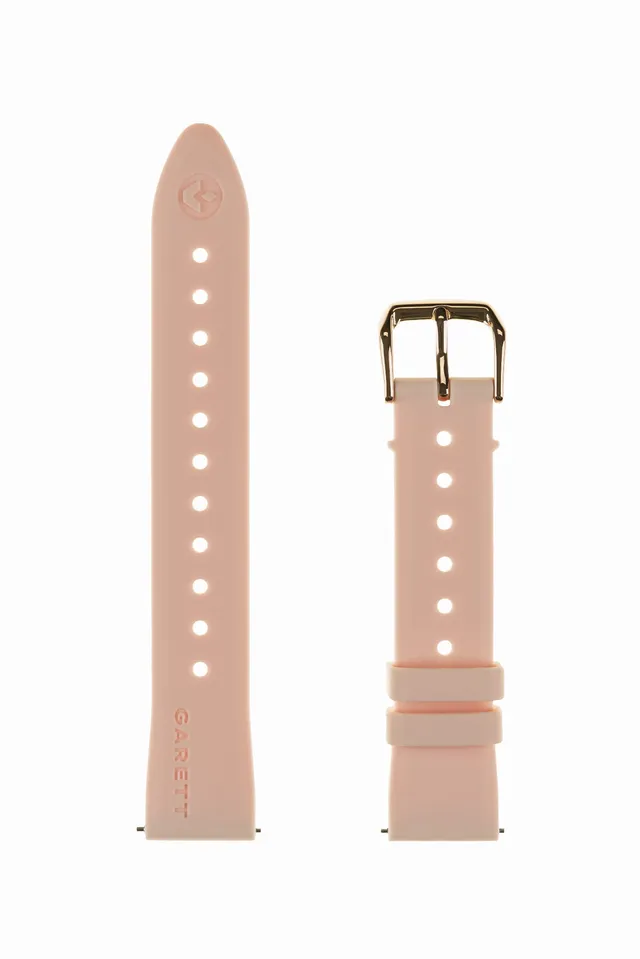 Garett Universal cinturino silicone rosa 18 mm donna